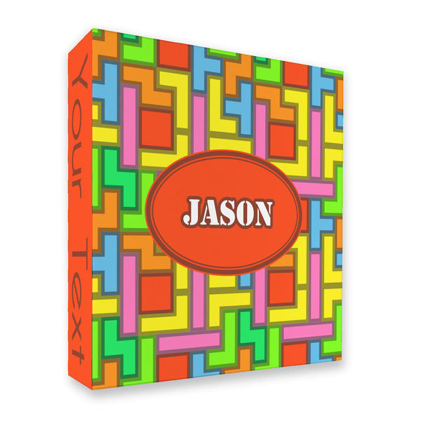 Custom Tetromino 3 Ring Binder - Full Wrap - 2" (Personalized)