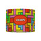 Tetromino 8" Drum Lampshade - FRONT (Fabric)