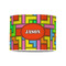 Tetromino 8" Drum Lampshade - FRONT (Poly Film)