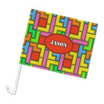 Tetromino Car Flag - Large (Personalized)