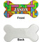 Tetromino Ceramic Flat Ornament - Bone Front & Back Single Print (APPROVAL)