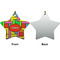 Tetromino Ceramic Flat Ornament - Star Front & Back (APPROVAL)