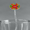 Tetromino Clear Plastic 7" Stir Stick - Oval - Main