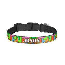 Tetromino Dog Collar - Small (Personalized)