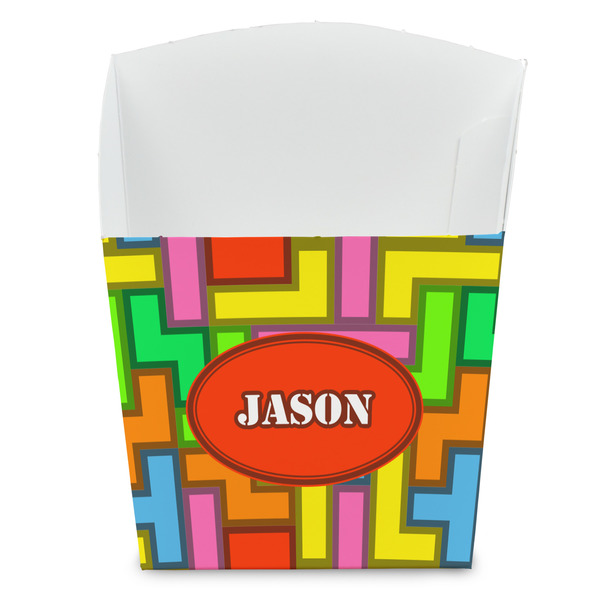 Custom Tetromino French Fry Favor Boxes (Personalized)