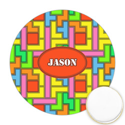 Tetromino Printed Cookie Topper - 2.5" (Personalized)