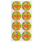 Tetromino Icing Circle - Medium - Set of 8