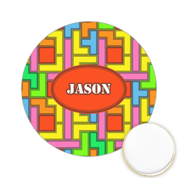 Custom Tetromino Printed Cookie Topper - 2.15" (Personalized)