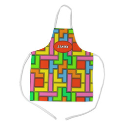 Tetromino Kid's Apron w/ Name or Text