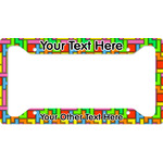 Tetromino License Plate Frame (Personalized)