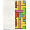 Tetromino Linen Placemat - Folded Half