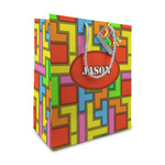 Tetromino Medium Gift Bag (Personalized)