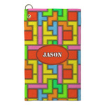 Tetromino Microfiber Golf Towel - Small (Personalized)