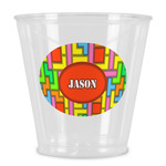 Tetromino Plastic Shot Glass (Personalized)