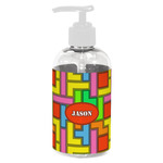 Tetromino Plastic Soap / Lotion Dispenser (8 oz - Small - White) (Personalized)