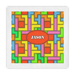 Tetromino Standard Decorative Napkins (Personalized)