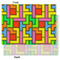 Tetromino Tissue Paper - Heavyweight - Large - Front & Back