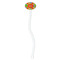 Tetromino White Plastic 7" Stir Stick - Oval - Single Stick