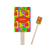 Tetromino Rectangle Wooden Stir Sticks (Personalized)