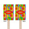 Tetromino Wooden 6.25" Stir Stick - Rectangular - Double Sided - Front & Back