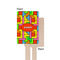 Tetromino Wooden 6.25" Stir Stick - Rectangular - Single - Front & Back