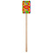 Tetromino Wooden 6.25" Stir Stick - Rectangular - Single Stick