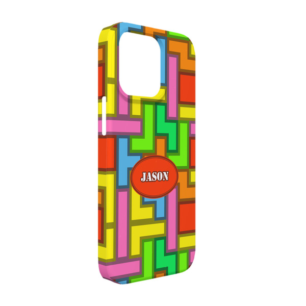 Custom Tetromino iPhone Case - Plastic - iPhone 13 (Personalized)