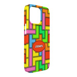 Tetromino iPhone Case - Plastic - iPhone 13 Pro Max (Personalized)