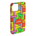 Tetromino iPhone Case - Plastic - iPhone 15 Plus (Personalized)