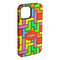 Tetromino iPhone 15 Plus Tough Case - Angle