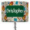 Math Lesson 16" Drum Lampshade - ON STAND (Fabric)