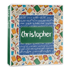 Math Lesson 3-Ring Binder - 1 inch (Personalized)