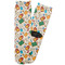 Math Lesson Adult Crew Socks - Single Pair - Front and Back