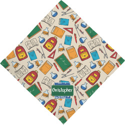 Math Lesson Dog Bandana Scarf w/ Name or Text