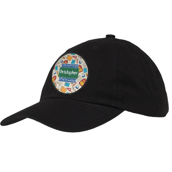 Custom Math Lesson Baseball Cap - Black (Personalized)