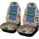 Math Lesson Car Seat Covers (Set of Two) (Personalized)