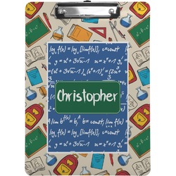 Math Lesson Clipboard (Letter Size) (Personalized)