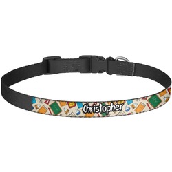 Math Lesson Dog Collar - Large (Personalized)