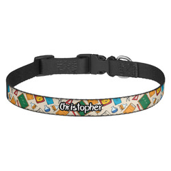 Math Lesson Dog Collar (Personalized)