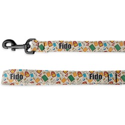 Math Lesson Dog Leash - 6 ft (Personalized)