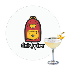 Math Lesson Printed Drink Topper - 3.25" (Personalized)
