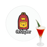 Math Lesson Printed Drink Topper -  2.5" (Personalized)