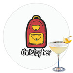 Math Lesson Printed Drink Topper - 3.5" (Personalized)