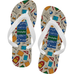 Math Lesson Flip Flops - XSmall (Personalized)