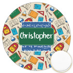 Math Lesson Printed Cookie Topper - 3.25" (Personalized)