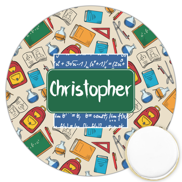 Custom Math Lesson Printed Cookie Topper - 3.25" (Personalized)