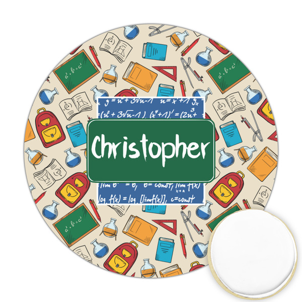 Custom Math Lesson Printed Cookie Topper - 2.5" (Personalized)