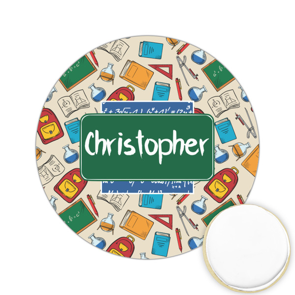 Custom Math Lesson Printed Cookie Topper - 2.15" (Personalized)