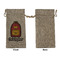 Math Lesson Large Burlap Gift Bags - Front Approval