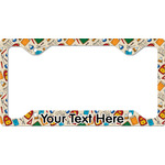 Math Lesson License Plate Frame - Style C (Personalized)